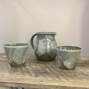 pottery handmade stoneware plates bowls cups mugs dishes trays vases teapots candles votives planters buckets bottles sets